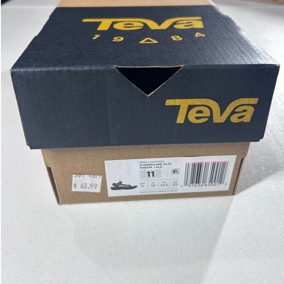 Teva Hurricane XLT2 Mens Sandals Size 11 Black Olive Strappy Sport NEW - Picture 9 of 10